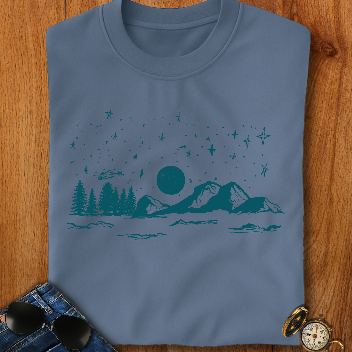Starry Night Camping T-Shirt