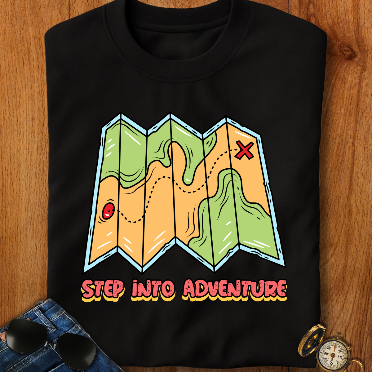 Step into Adventure Hiking T-Shirt