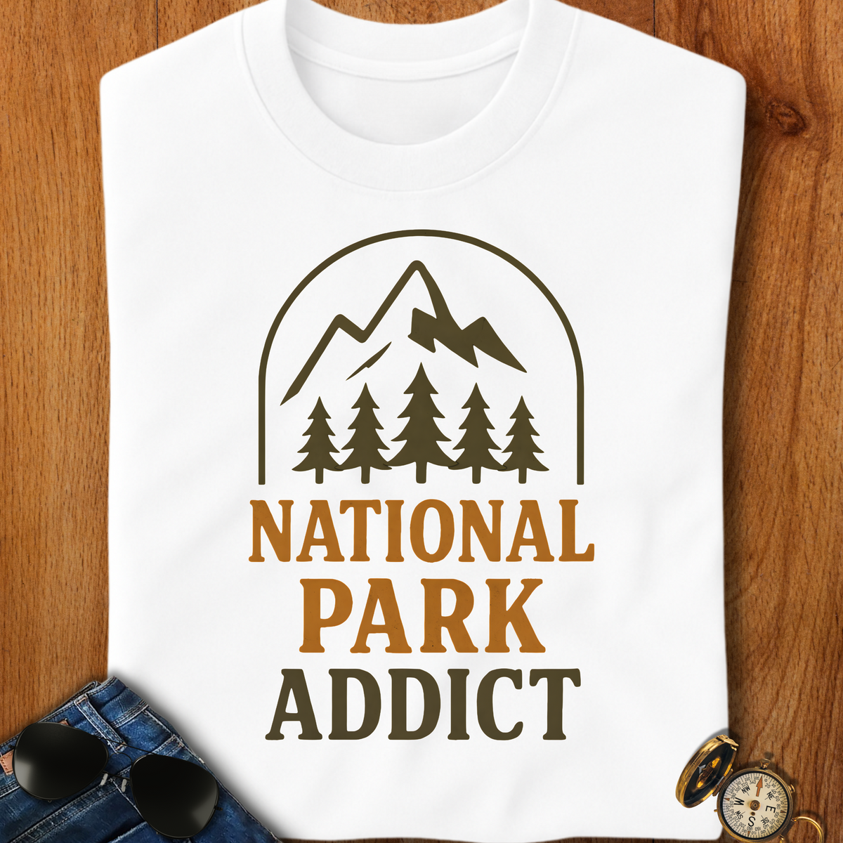 National Park Addict Trekking T-Shirt