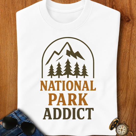 National Park Addict Trekking T-Shirt