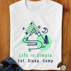 Life is Simple Camping T-Shirt