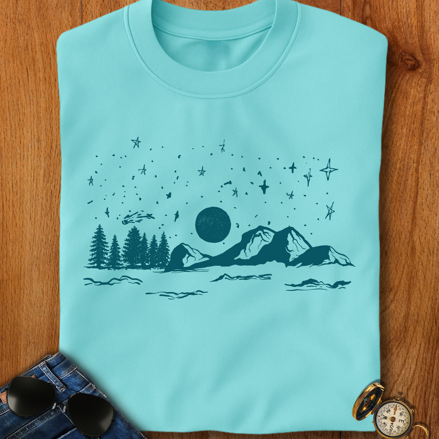 Starry Night Camping T-Shirt