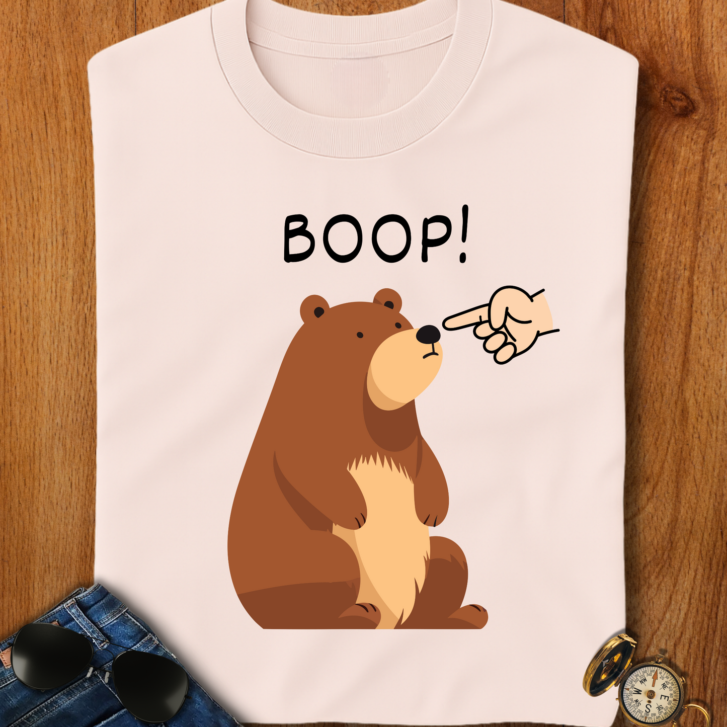 Boop! Bear Hiking, Camping, Backpacking T-Shirt