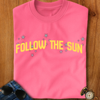 Follow the Sun Backpacking, Hiking, Camping T-Shirt