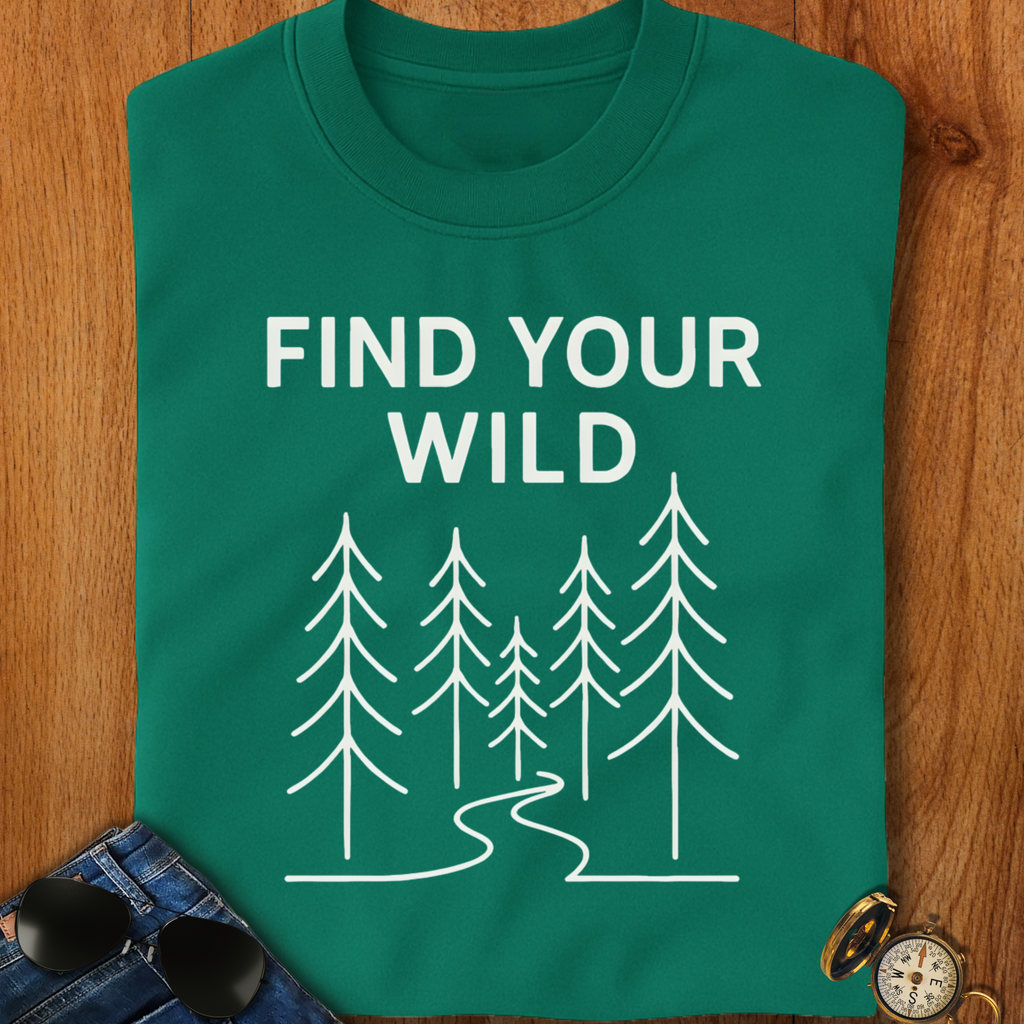 Find Your Wild Camping T-Shirt