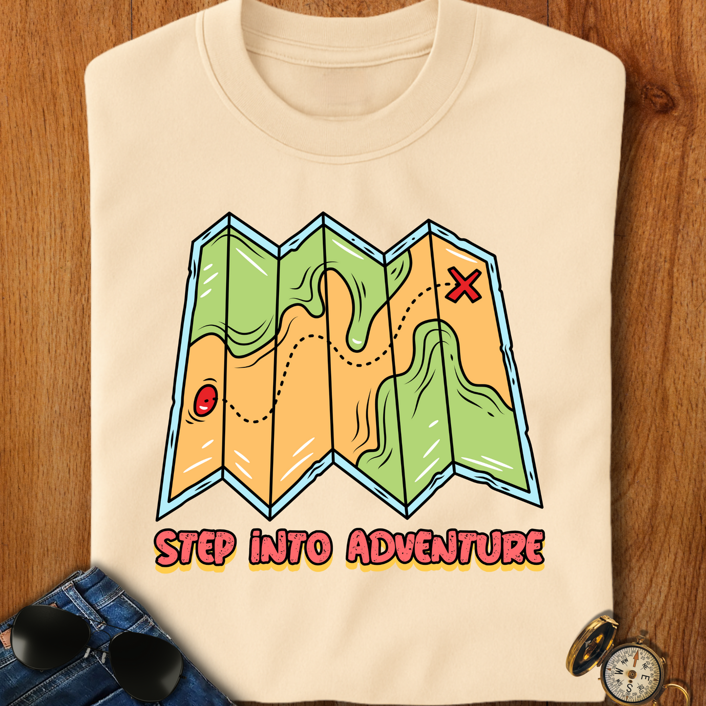 Step into Adventure Hiking T-Shirt