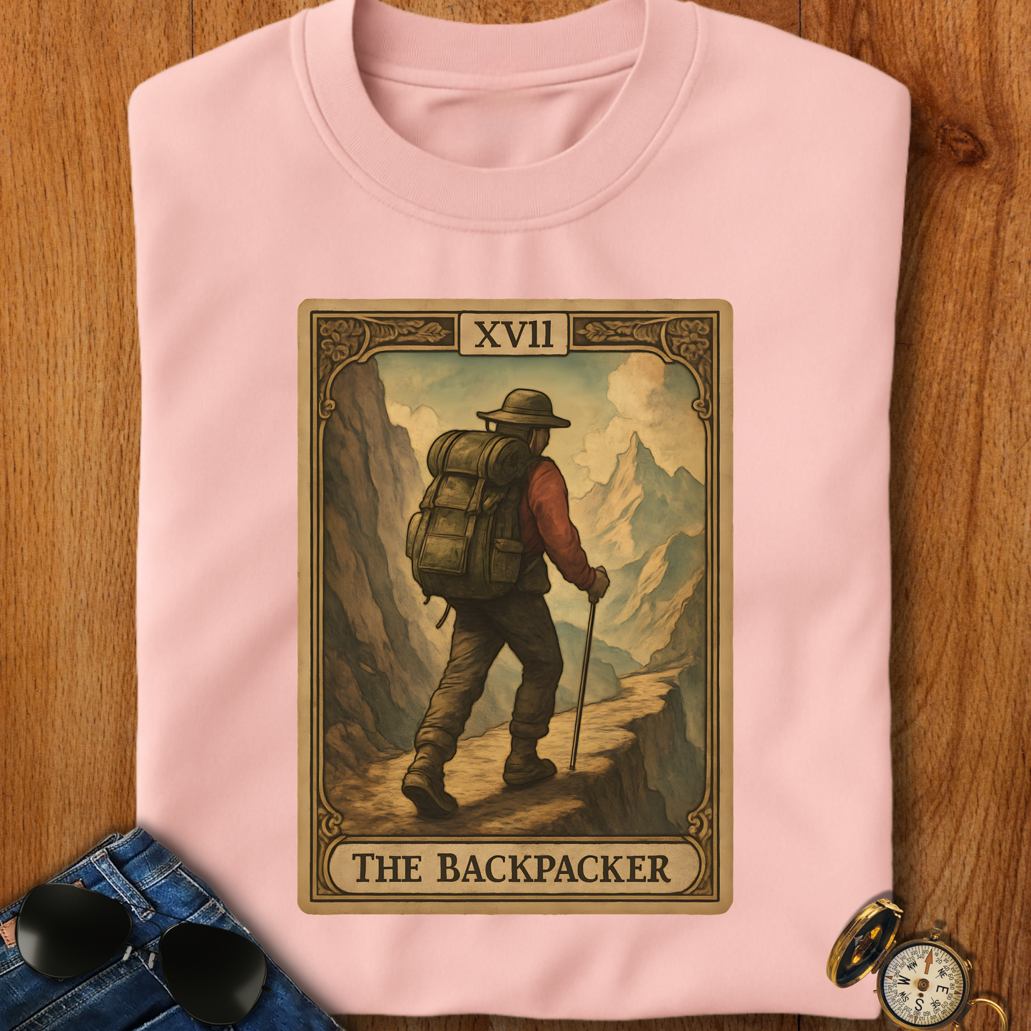 The Backpacker Card Backpacking T-Shirt