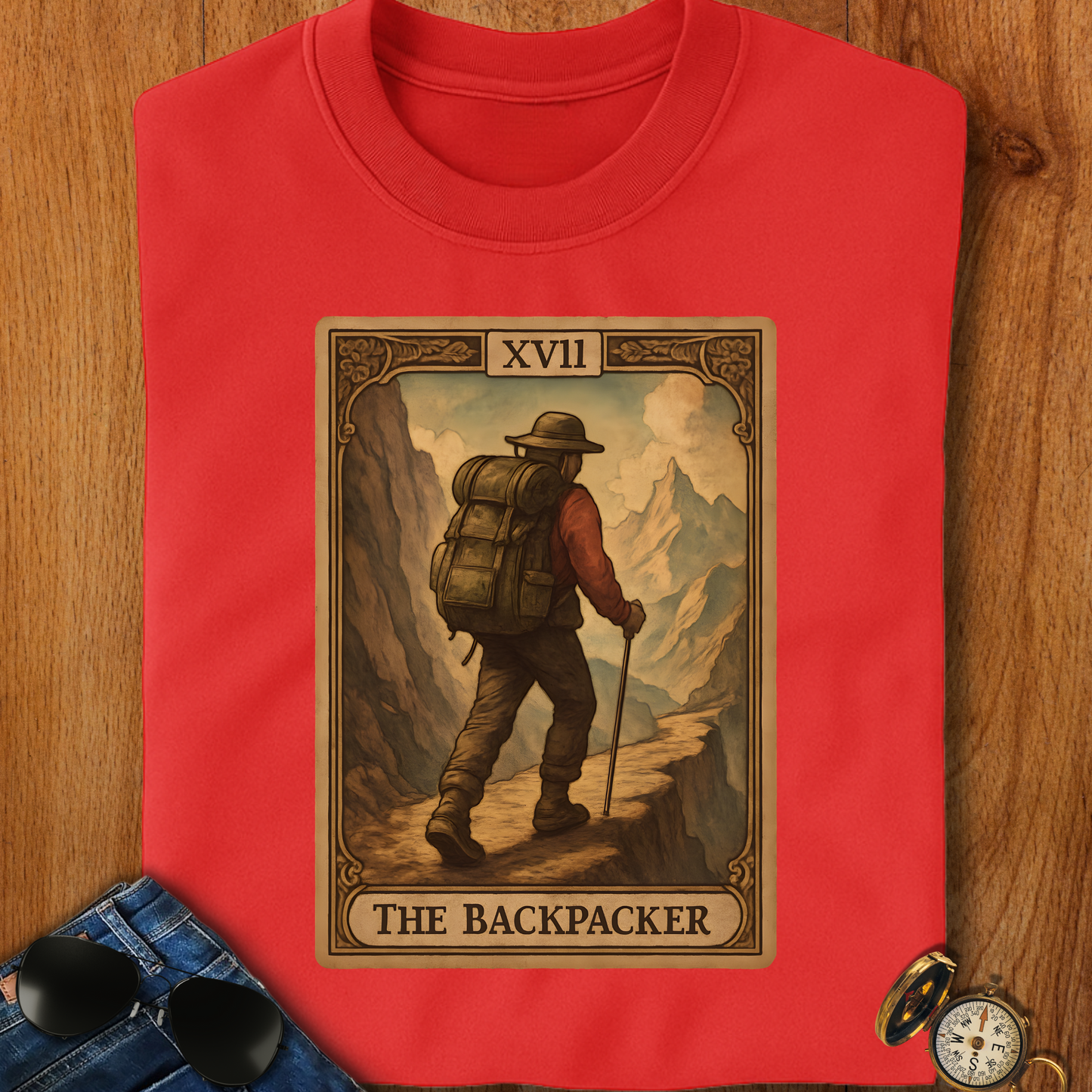 The Backpacker Card Backpacking T-Shirt
