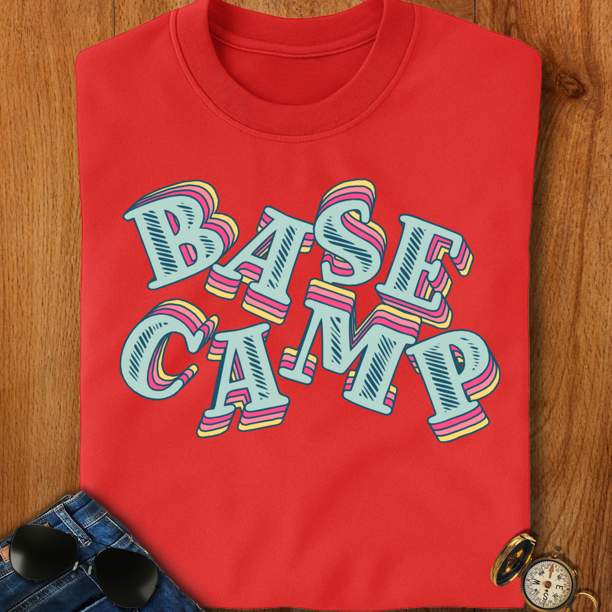 Base Camp Camping T-Shirt