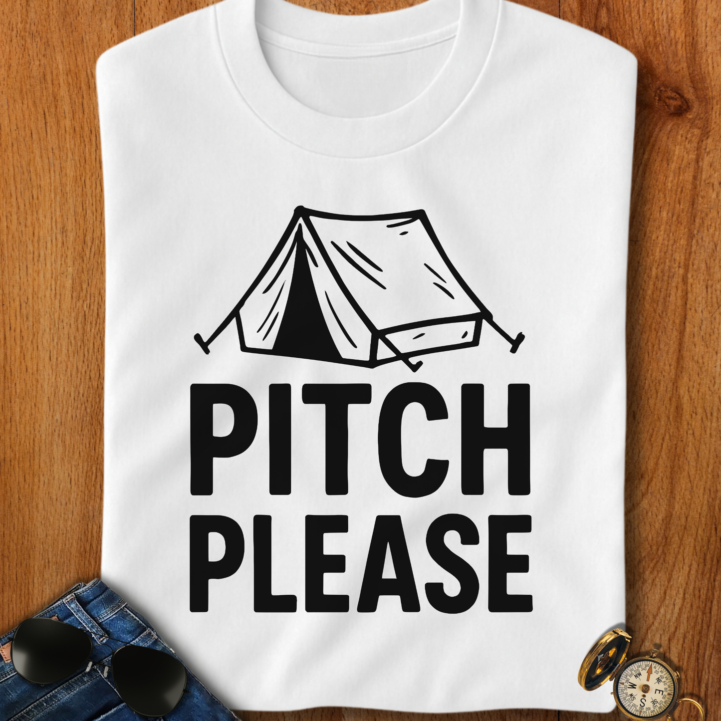 Pitch Please Camping T-Shirt