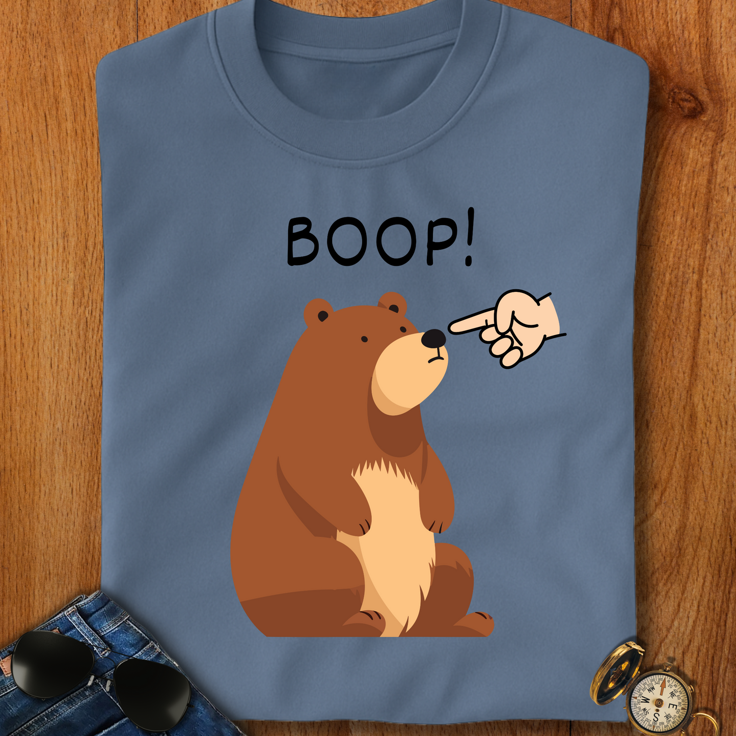 Boop! Bear Hiking, Camping, Backpacking T-Shirt