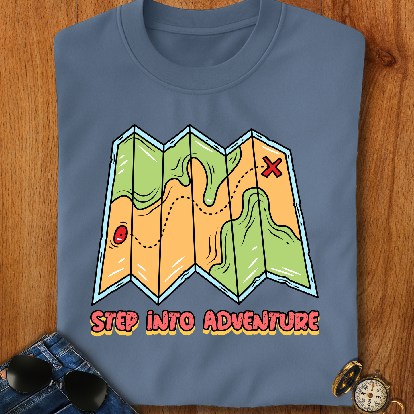 Step into Adventure Hiking T-Shirt