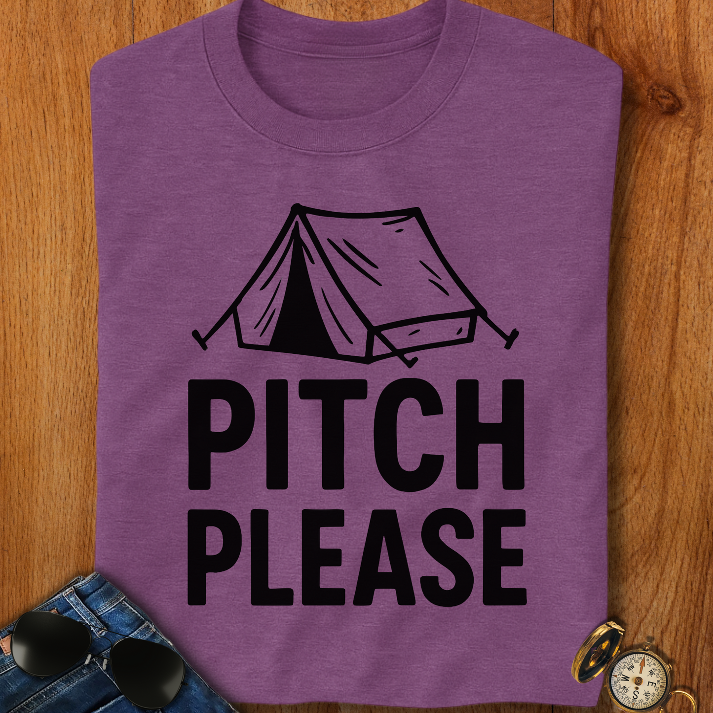 Pitch Please Camping T-Shirt