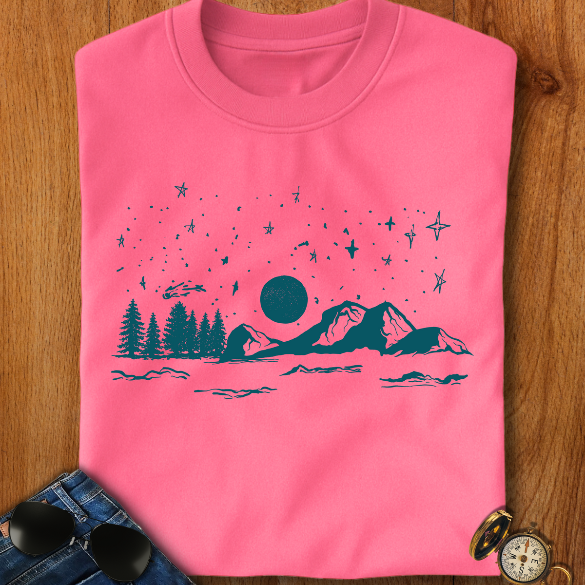 Starry Night Camping T-Shirt