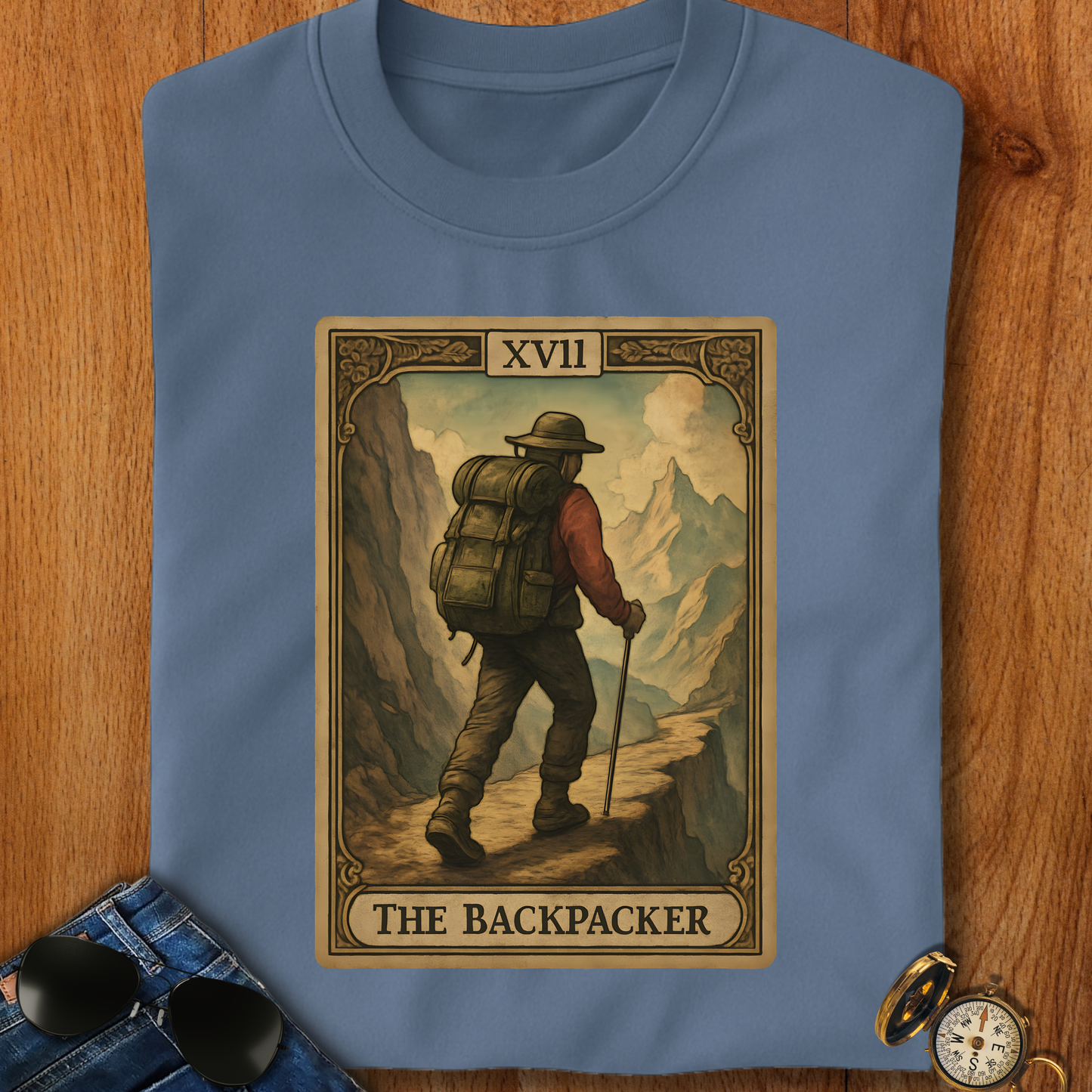 The Backpacker Card Backpacking T-Shirt