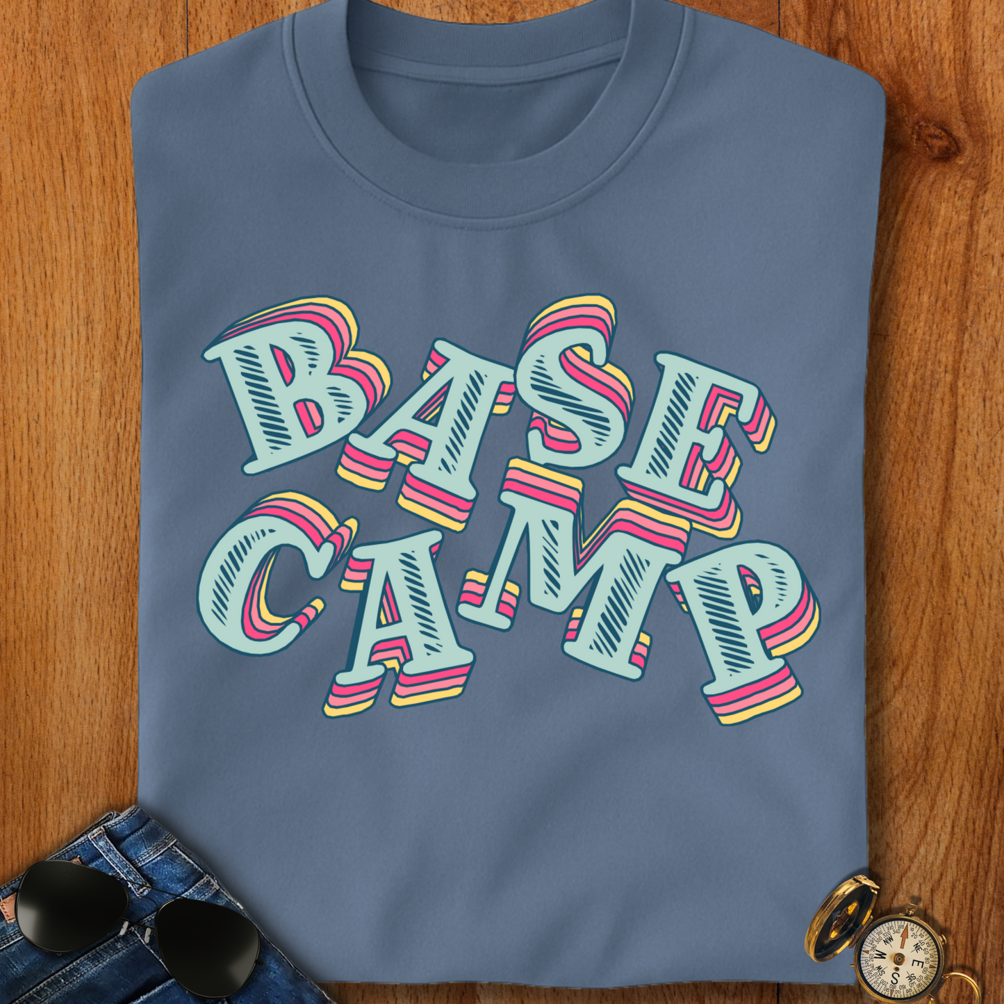 Base Camp Camping T-Shirt