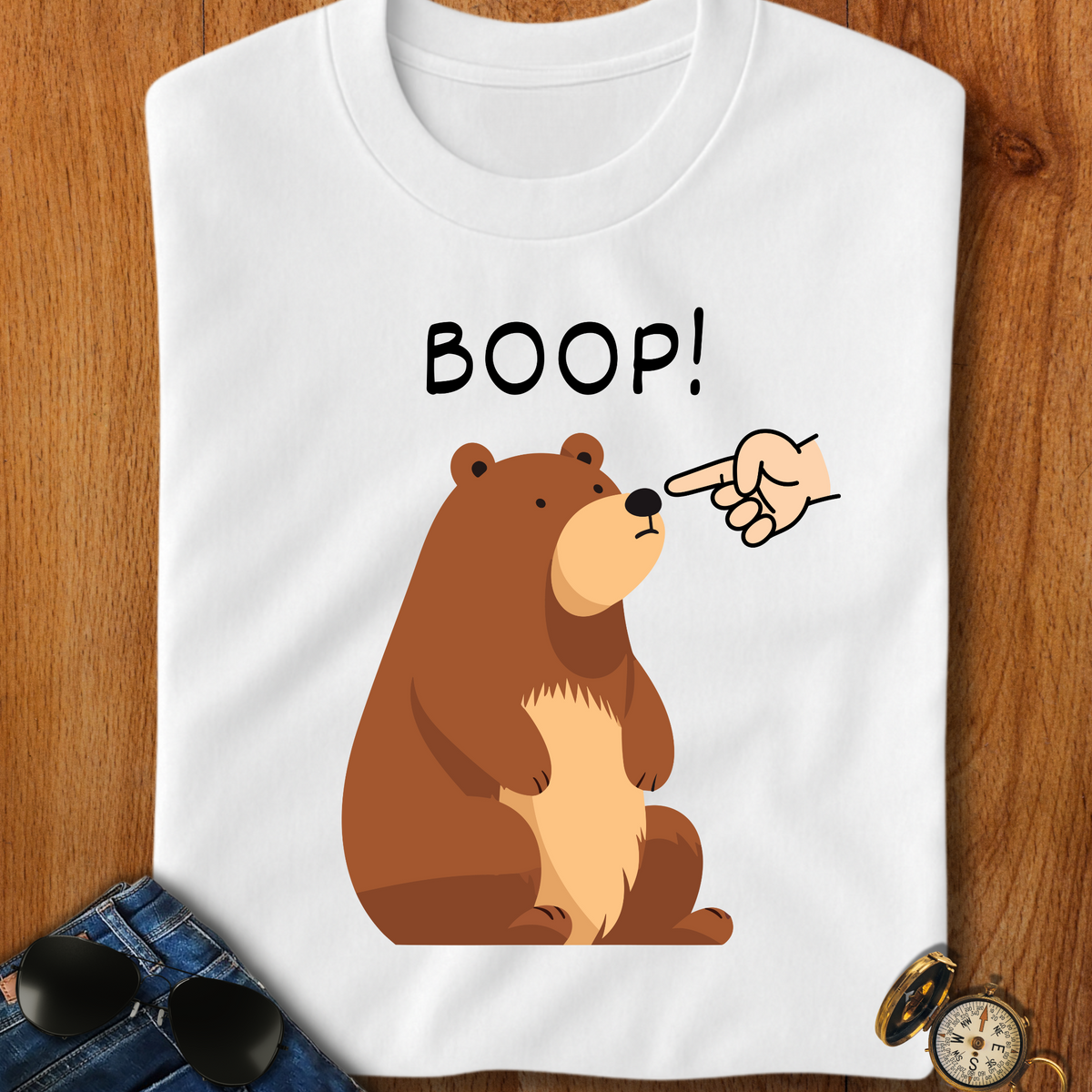 Boop! Bear Hiking, Camping, Backpacking T-Shirt