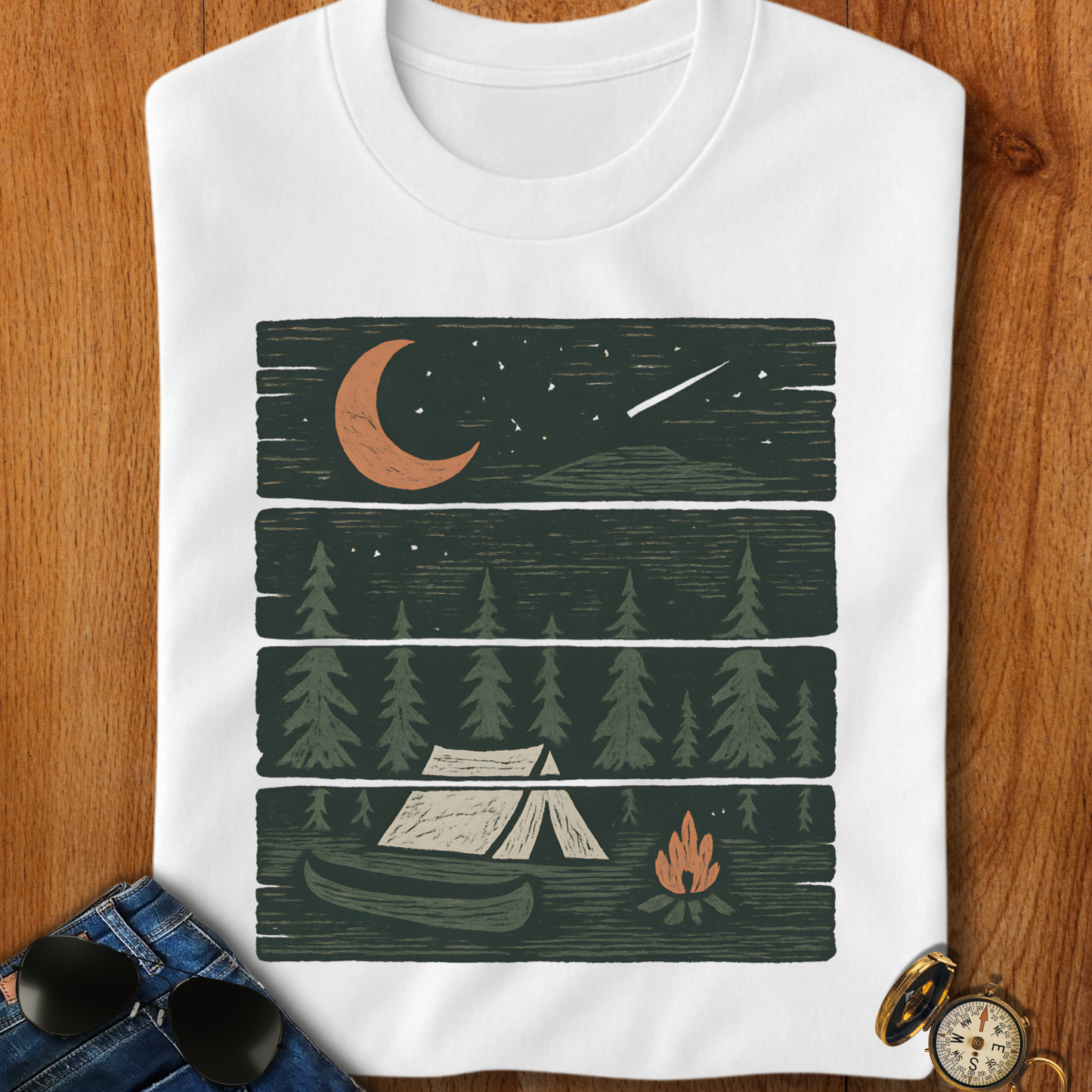 Wilderness Carved Camping T-Shirt
