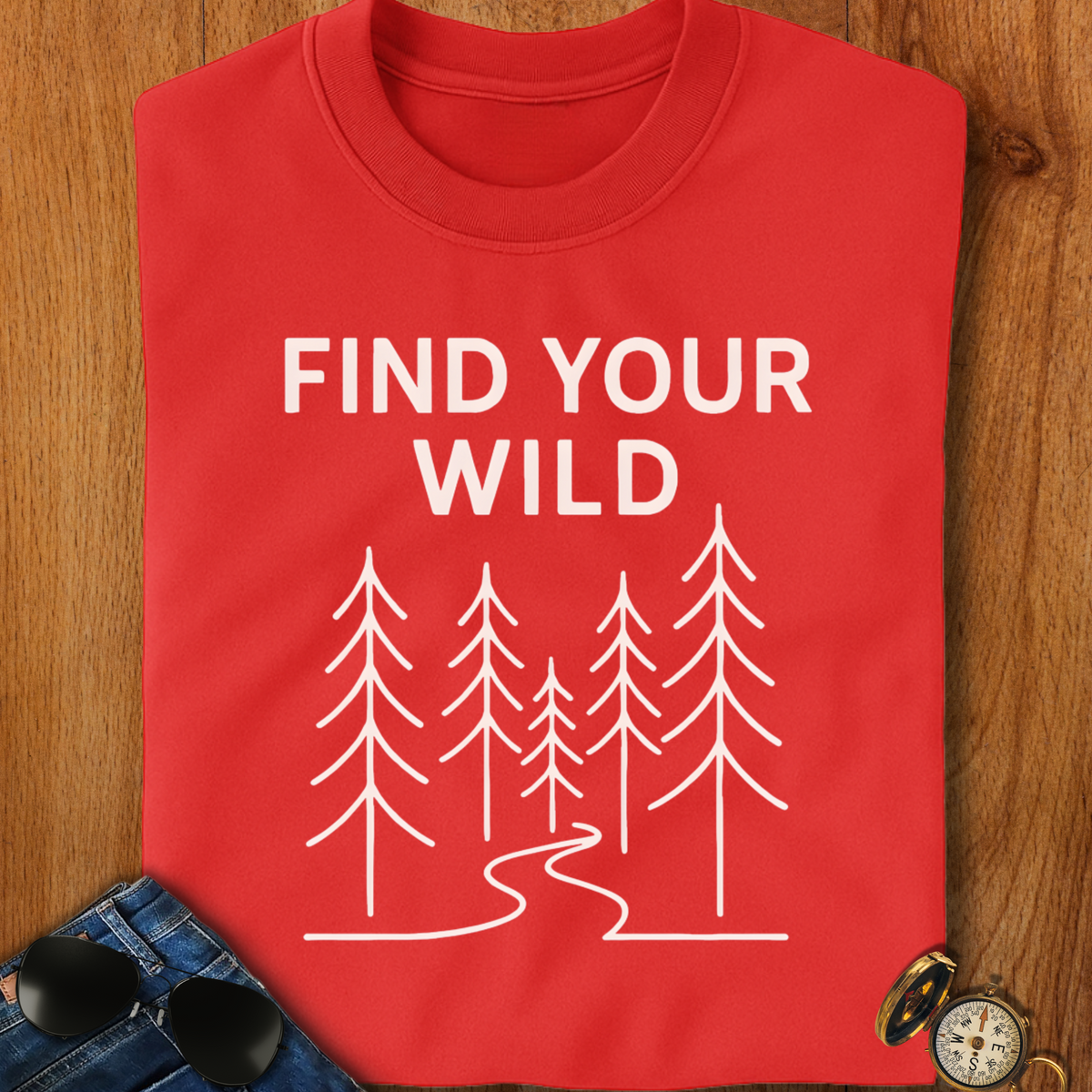 Find Your Wild Camping T-Shirt