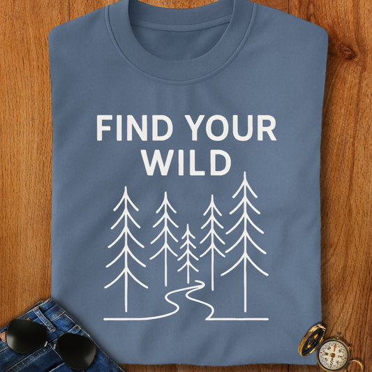 Find Your Wild Camping T-Shirt