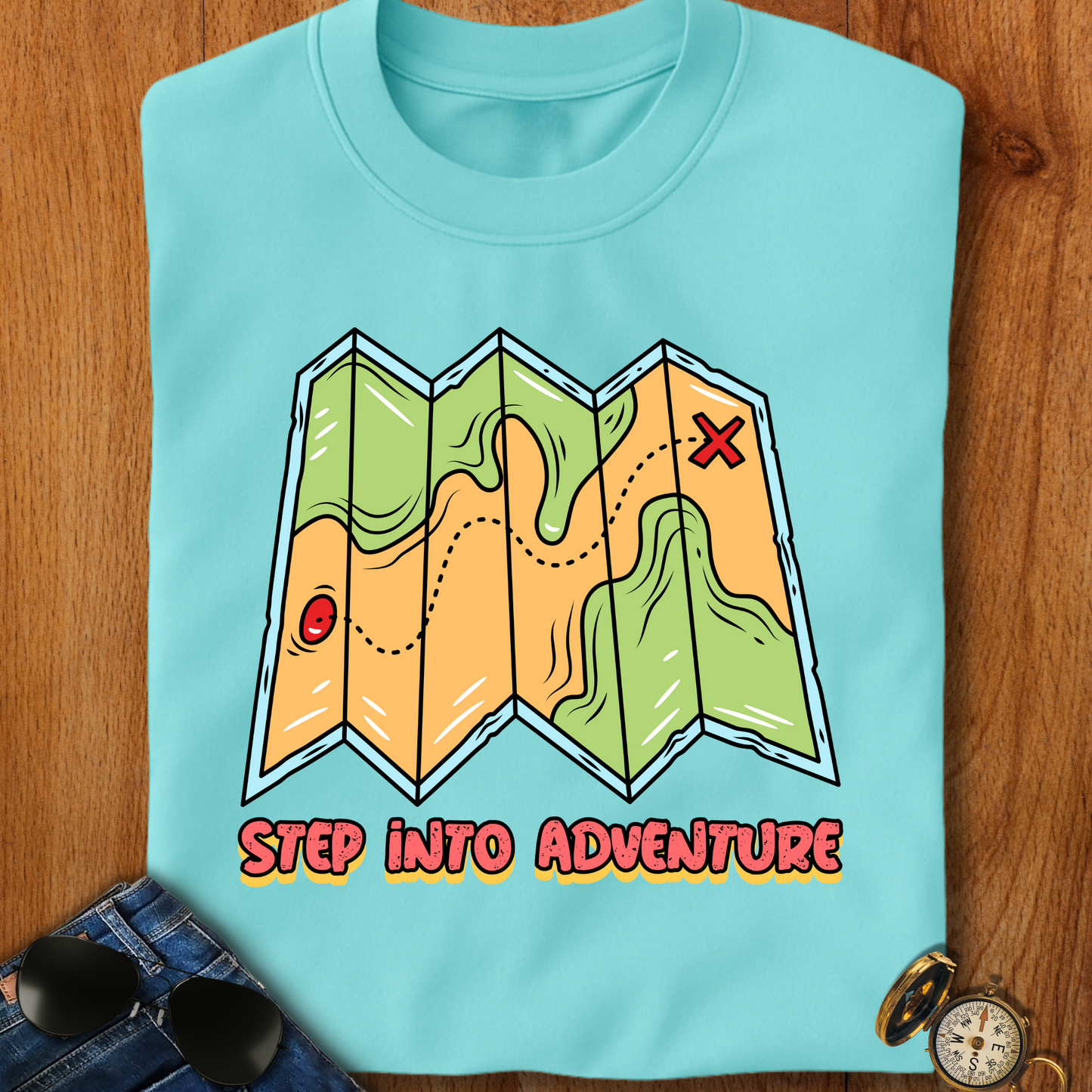 Step into Adventure Hiking T-Shirt