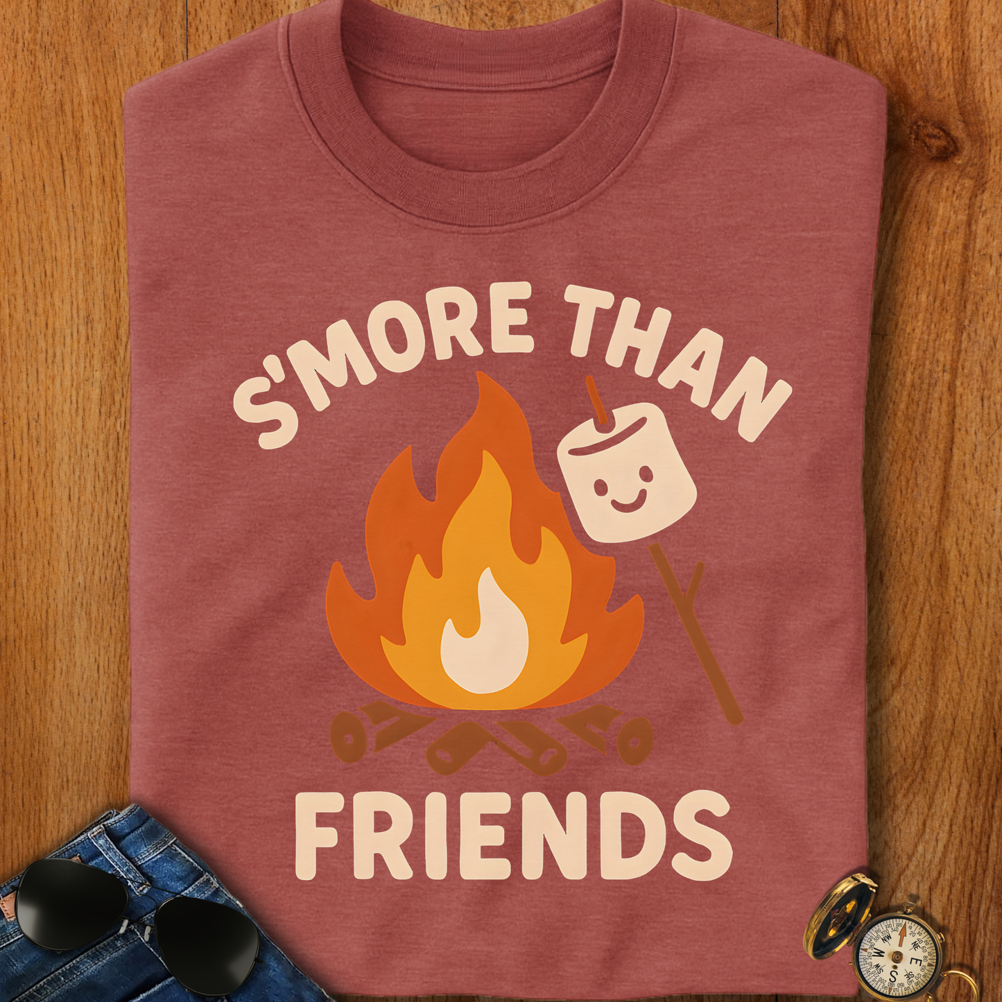 S'more Than Friends Camping T-Shirt