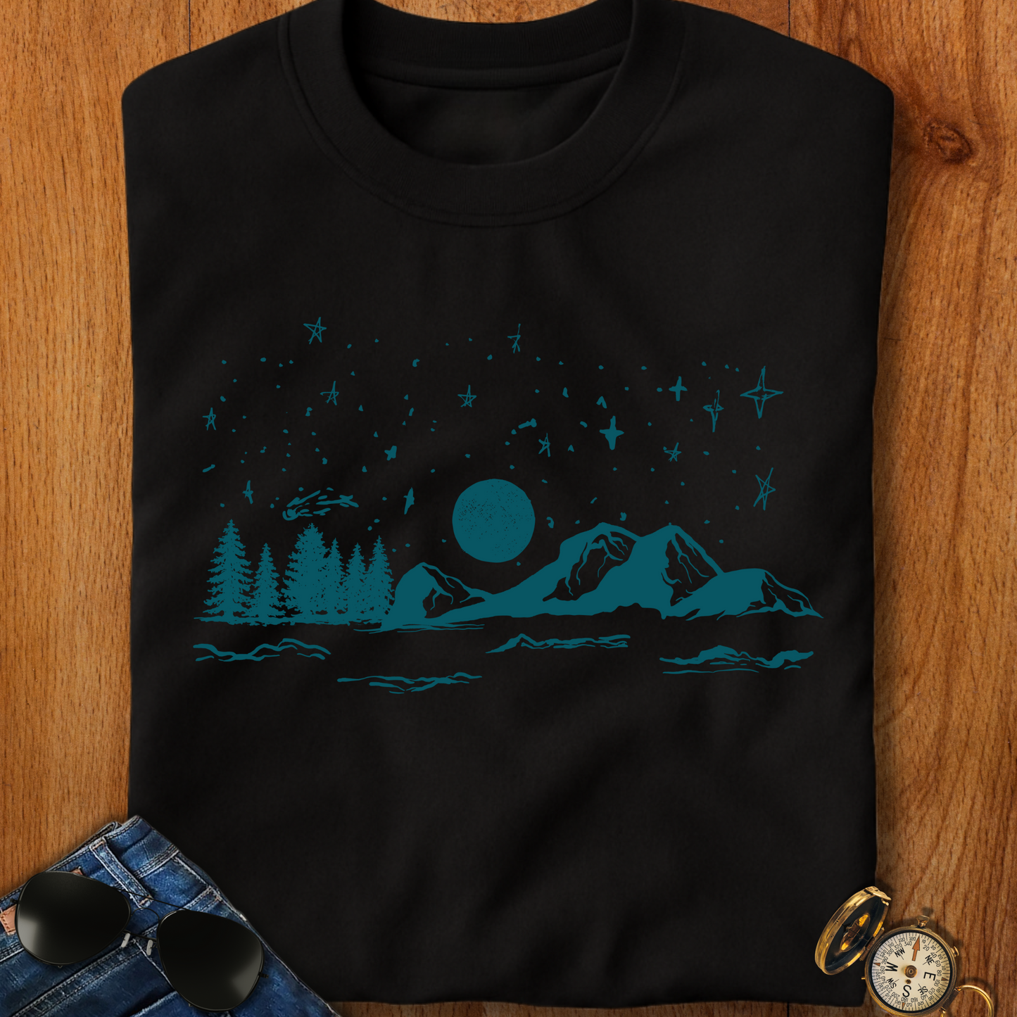 Starry Night Camping T-Shirt