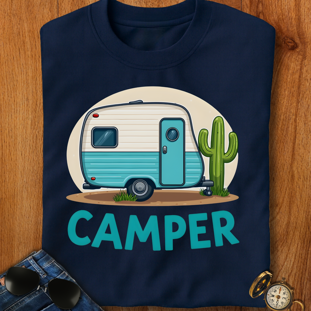 Camper Camping T-Shirt