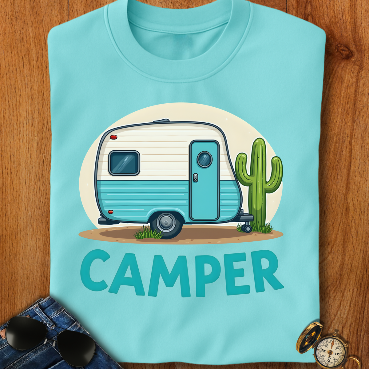 Camper Camping T-Shirt